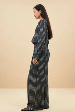 Blouses*By bar ribbe rastre blouse | rastre print