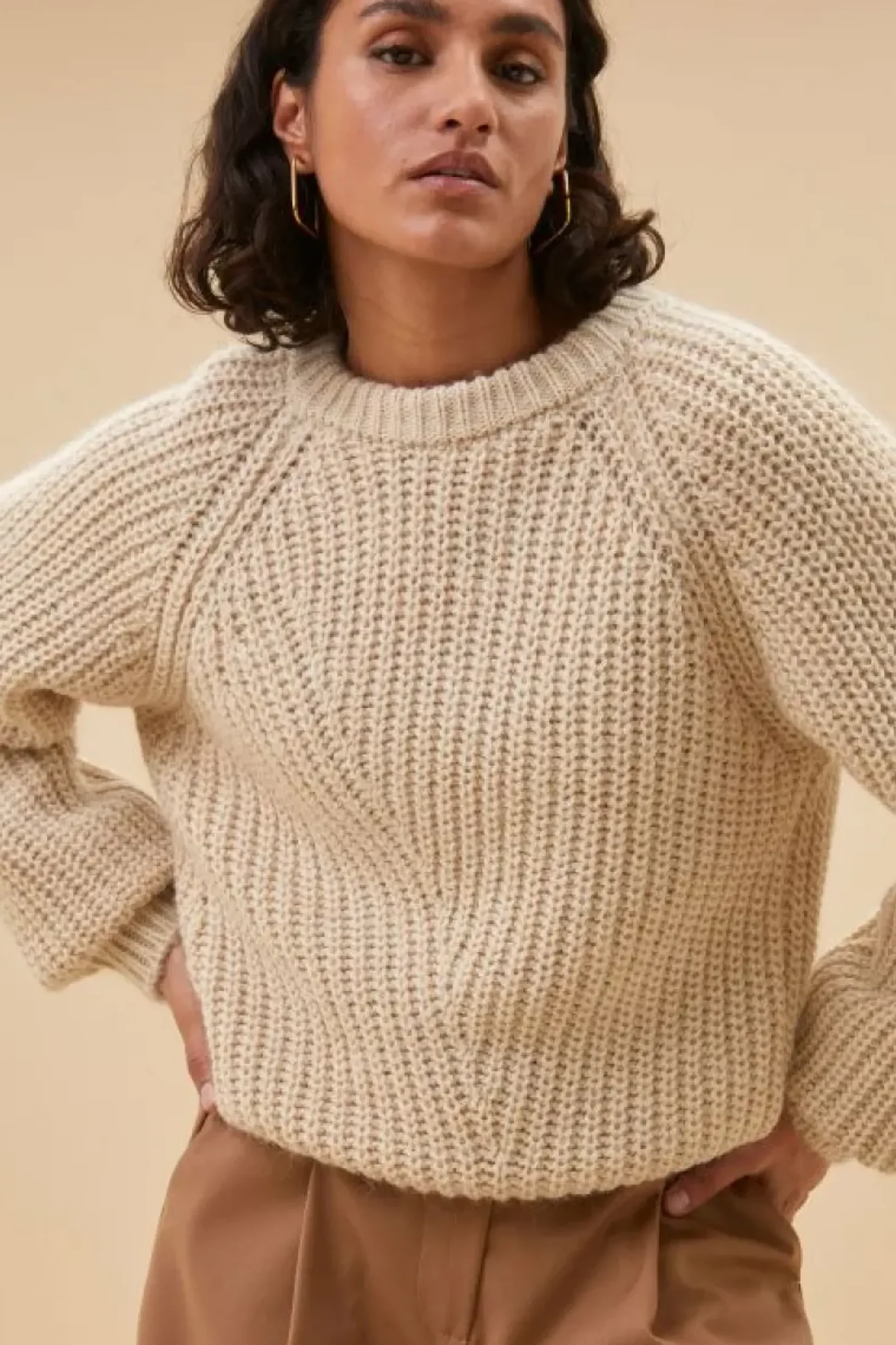 Truien*By bar ro pullover | sand