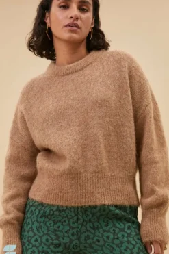 Truien*By bar sonny natural pullover | camel