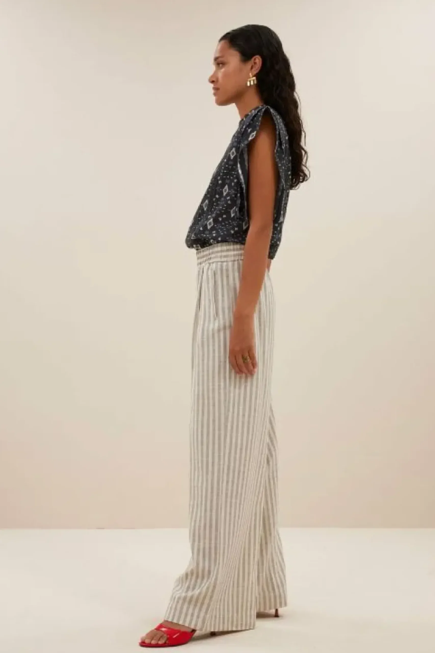 Blouses*By bar xena midnight ikat blouse | midnight ikat