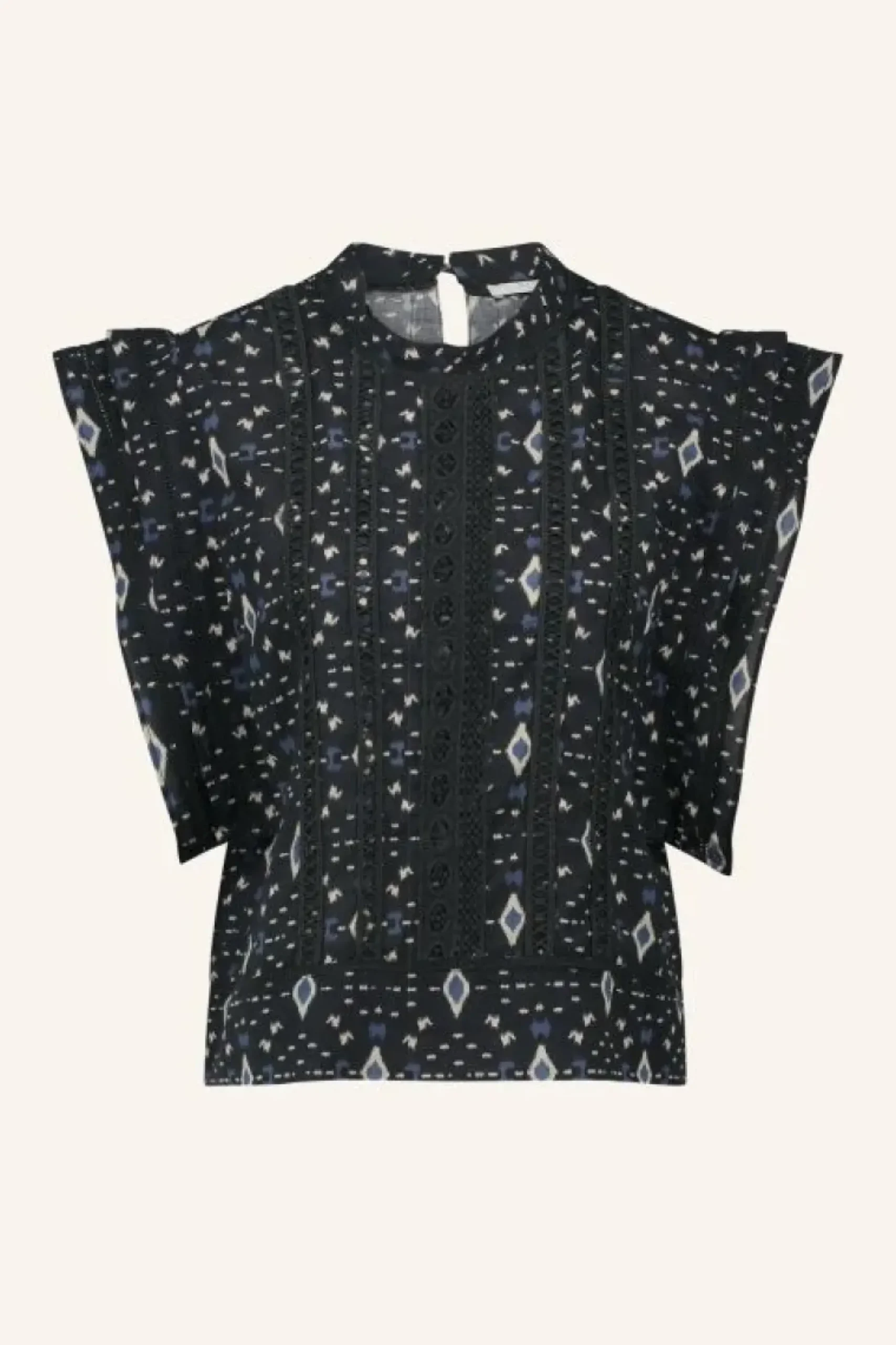 Blouses*By bar xena midnight ikat blouse | midnight ikat
